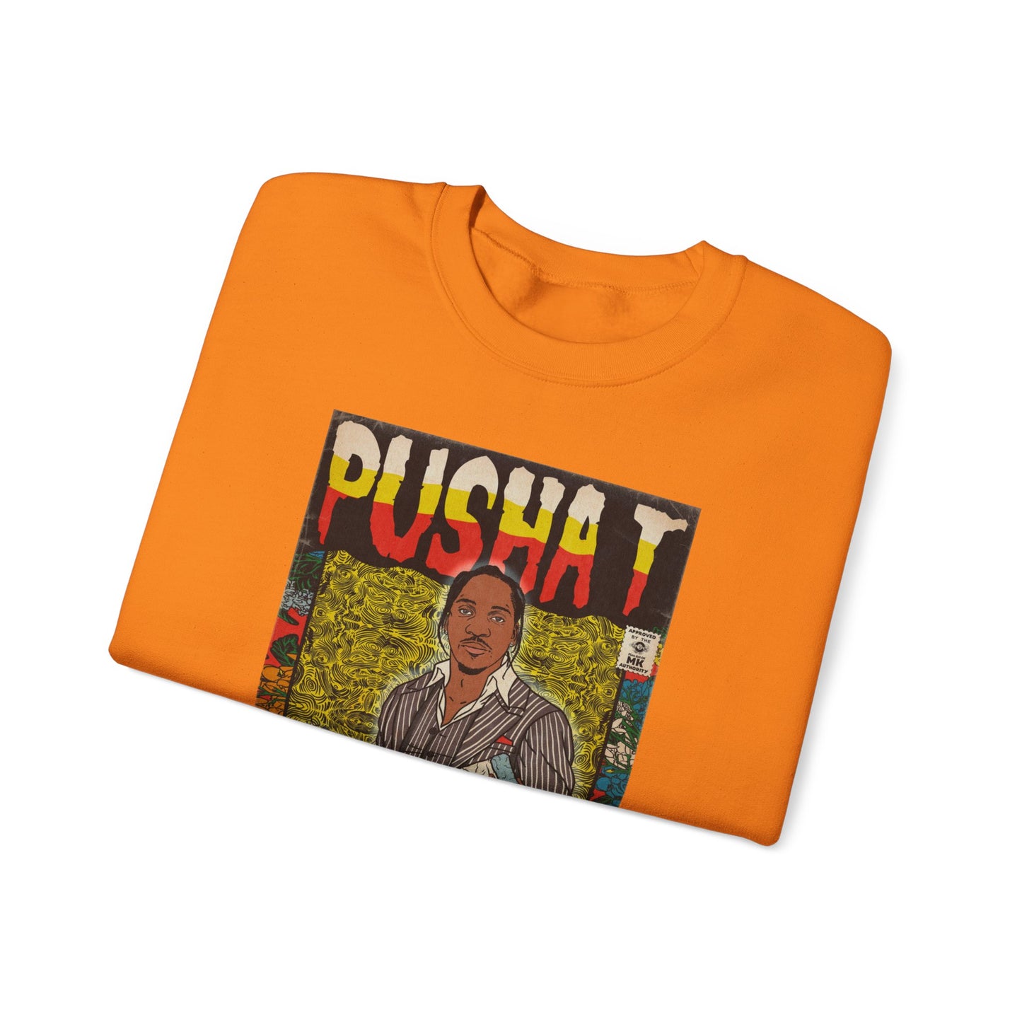 Pusha T - Comic Book Art - Unisex Heavy Blend™ Crewneck Sweatshirt