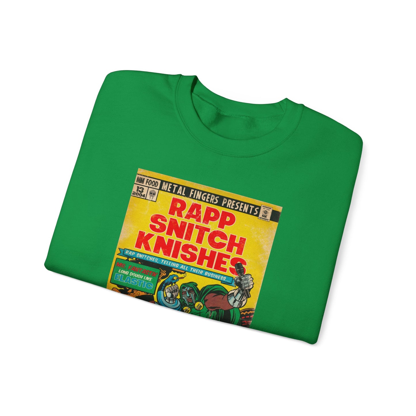 MF DOOM -Rapp Snitch Knishes - Unisex Heavy Blend™ Crewneck Sweatshirt