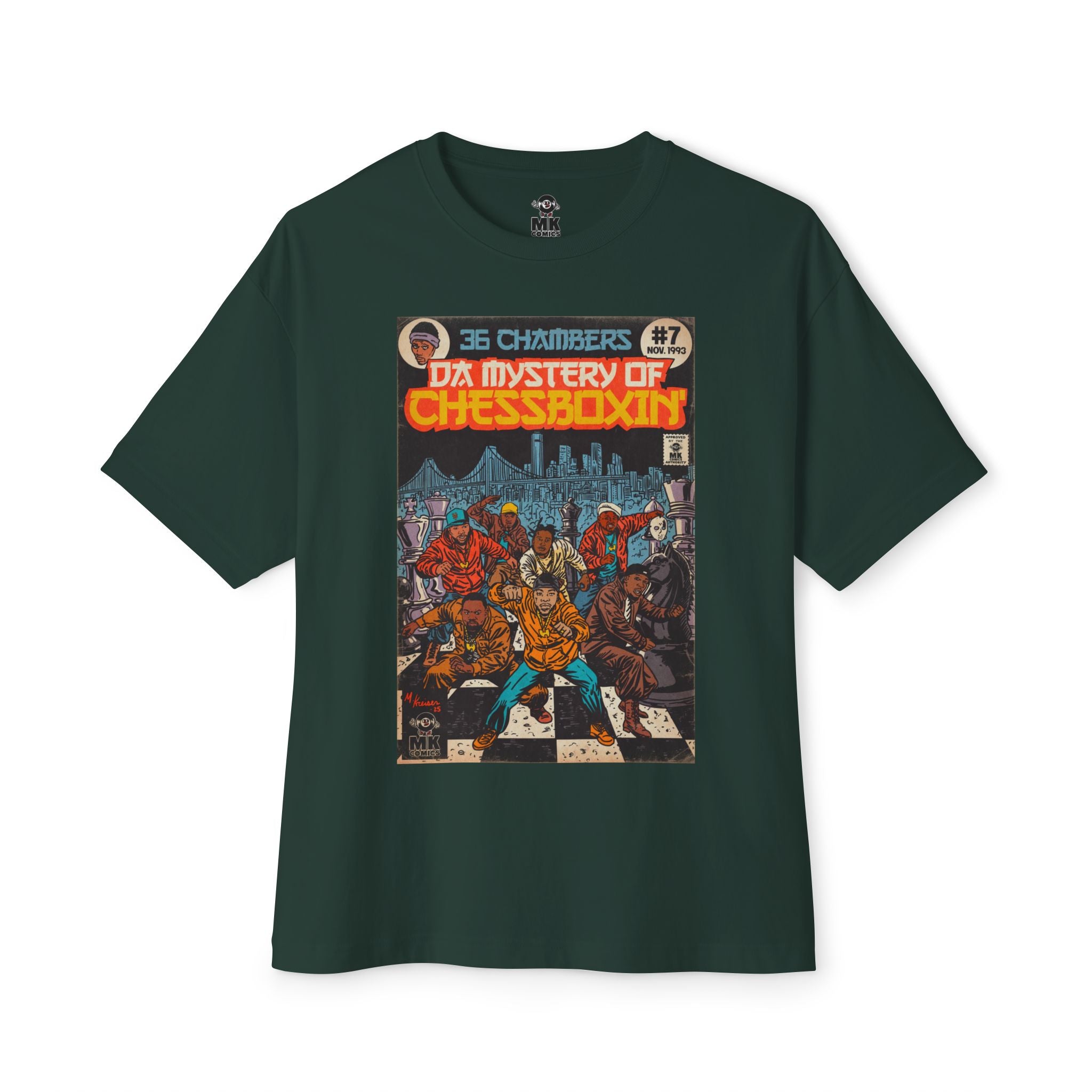 Da Mystery of Chessboxin - Unisex Oversized Boxy Tee