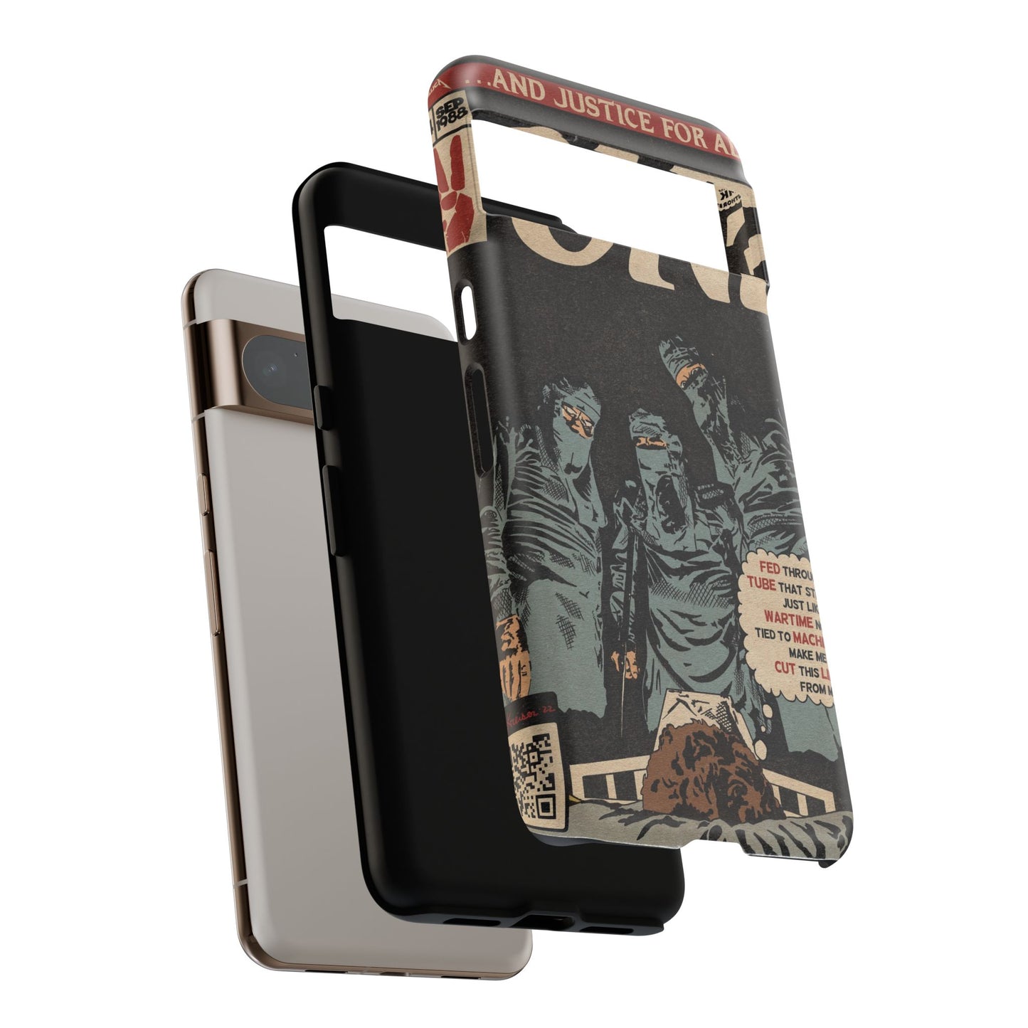 Metallica- One - Johnny Got His Gun Comic Book Art - Tough Phone Cases