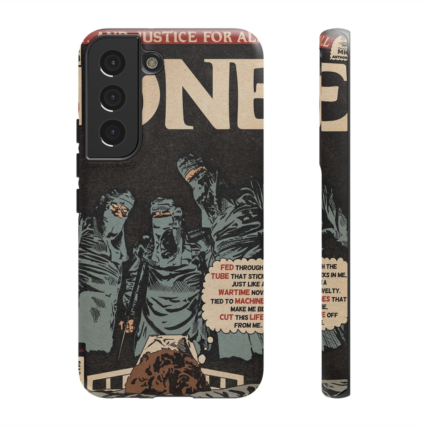 Metallica- One - Johnny Got His Gun Comic Book Art - Tough Phone Cases