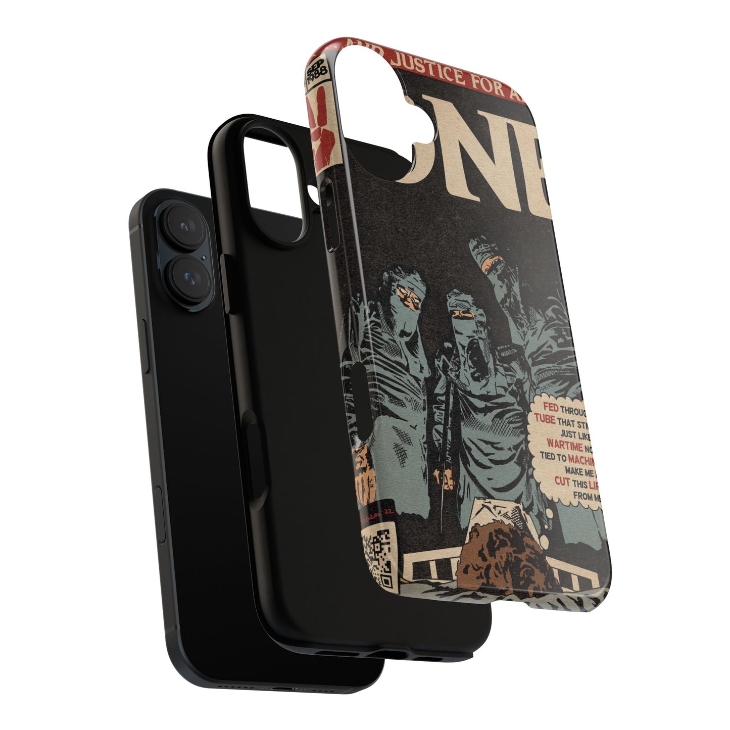 Metallica- One - Johnny Got His Gun Comic Book Art - Tough Phone Cases