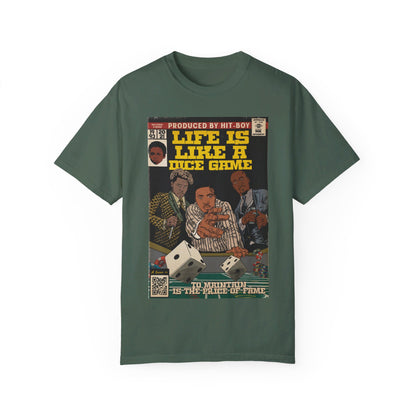 Nas, Freddie Gibbs, Cordae - Life is Like a Dice Game - Unisex Comfort Colors T-shirt