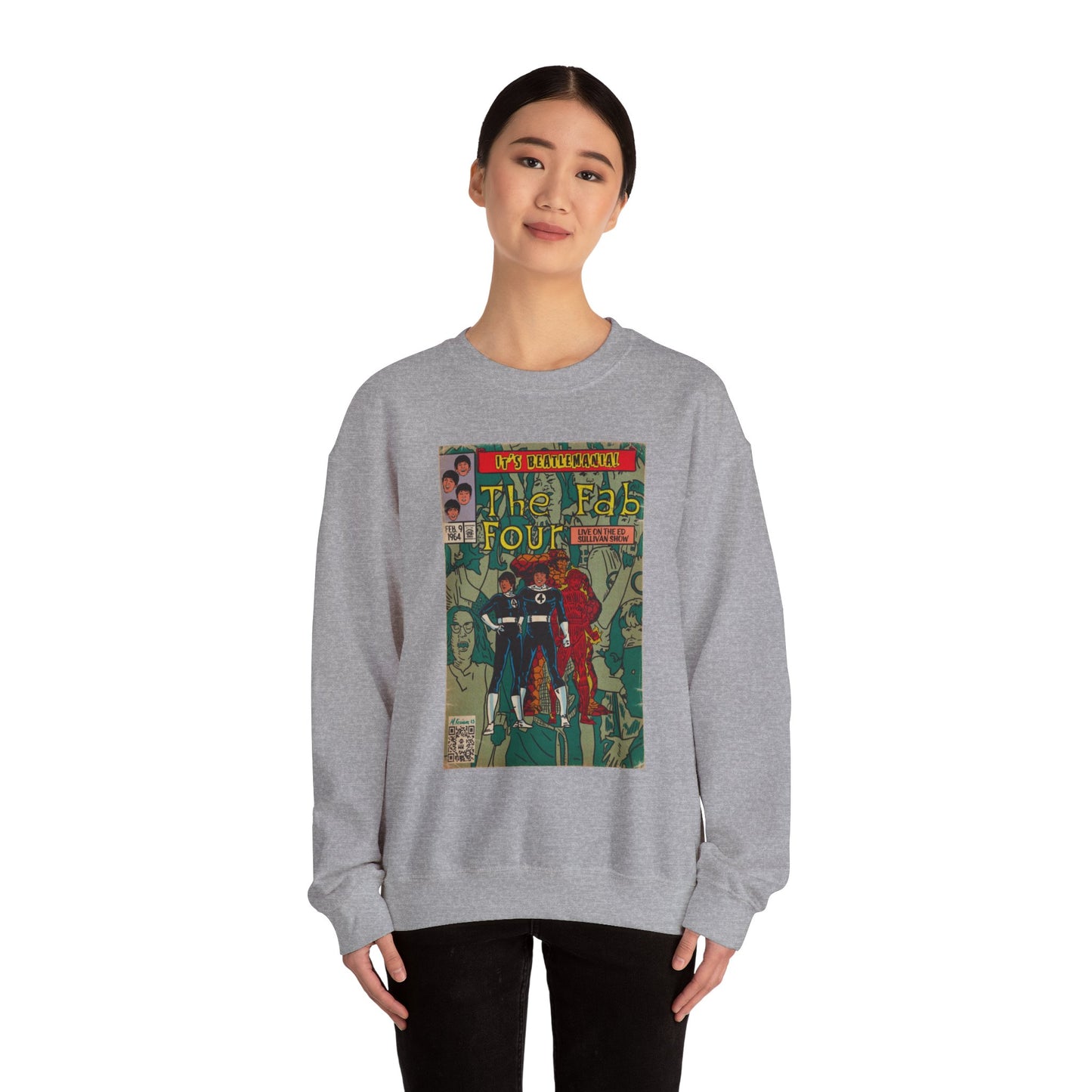 The Beatles - Beatlemania -  Unisex Heavy Blend™ Crewneck Sweatshirt