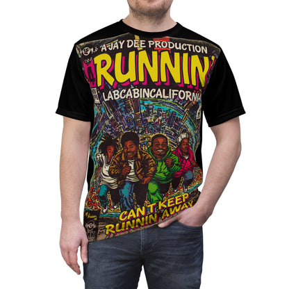Runnin' - Unisex Cut & Sew Tee (AOP)