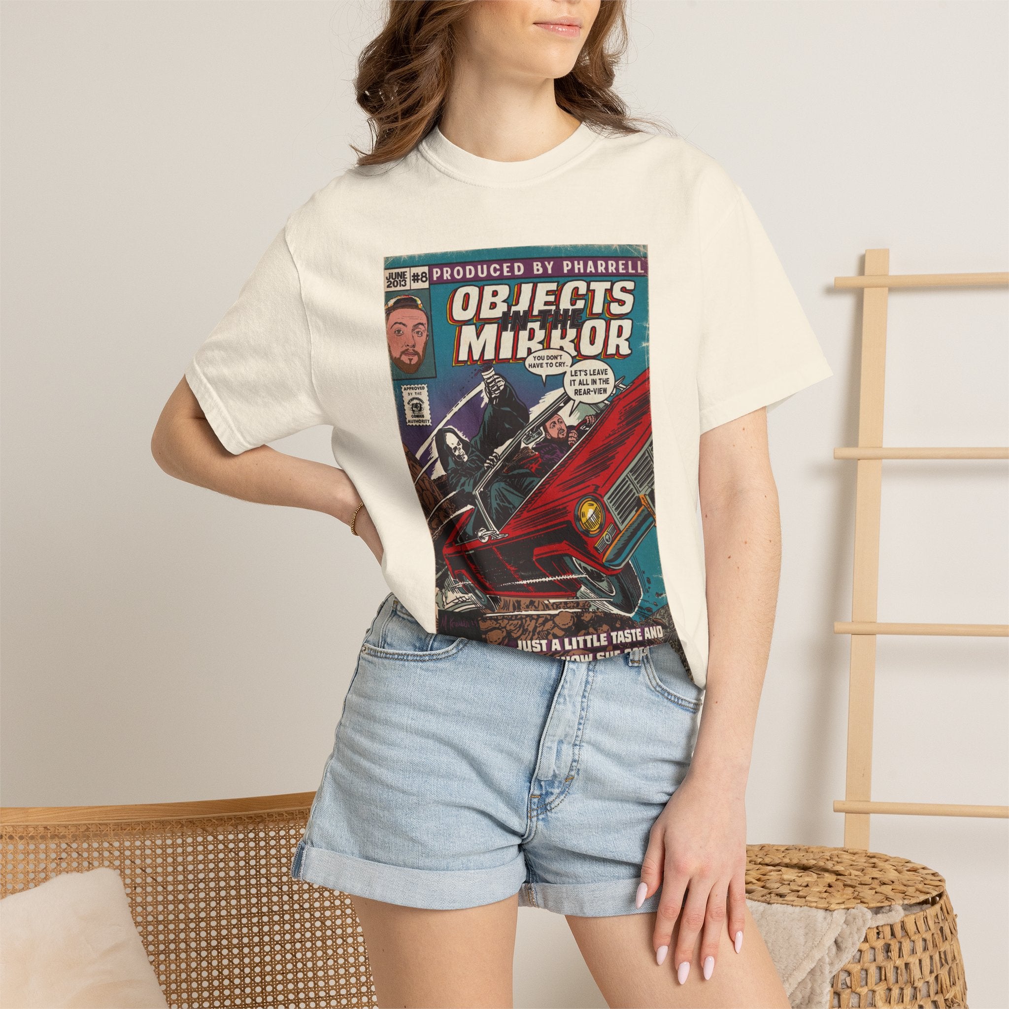 Objects in the Mirror - Unisex Comfort Colors T-shirt