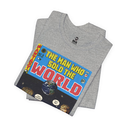 Bowie & Cobain - The Man Who Sold the World - Unisex Jersey Short Sleeve Tee