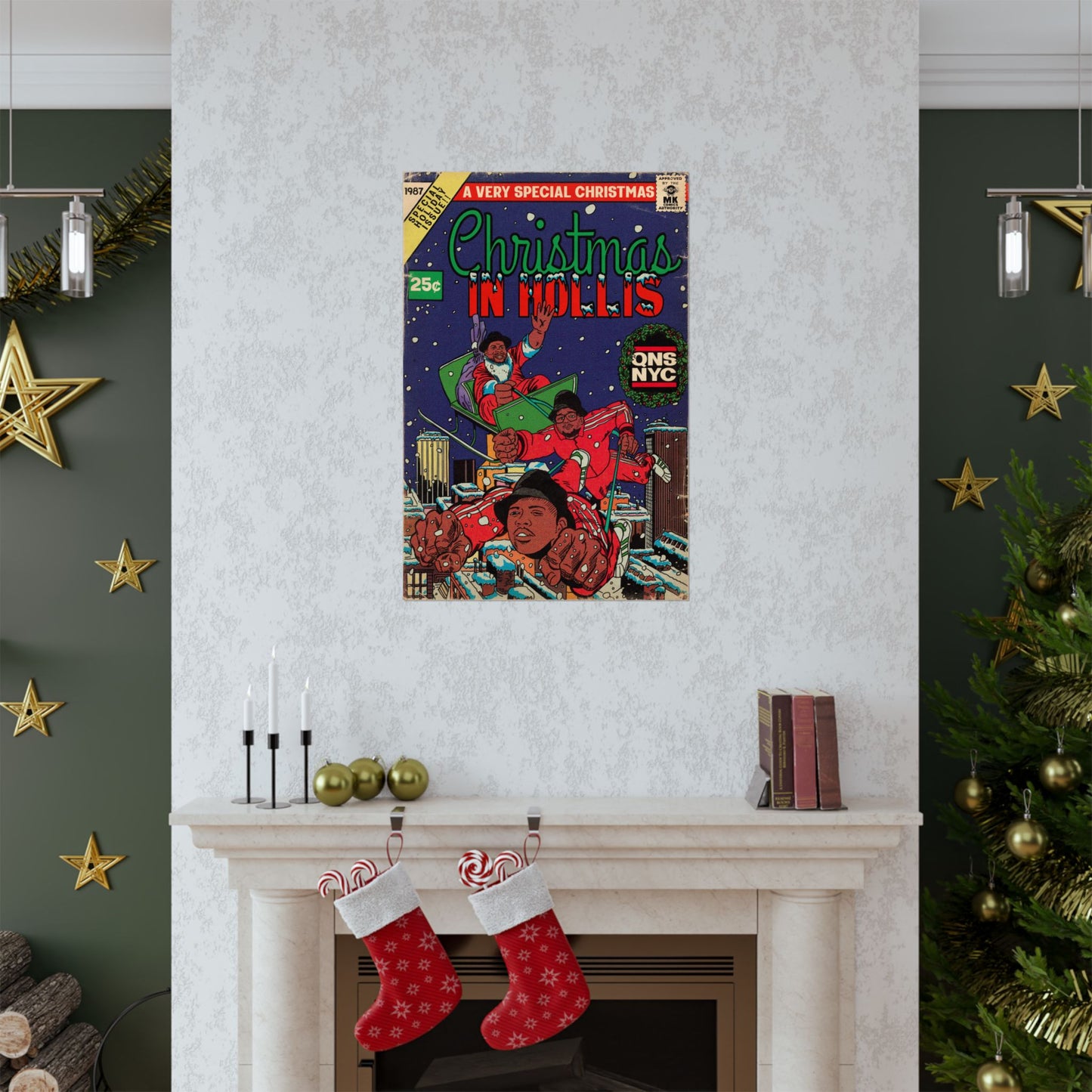 Christmas in Hollis - Matte Vertical Posters