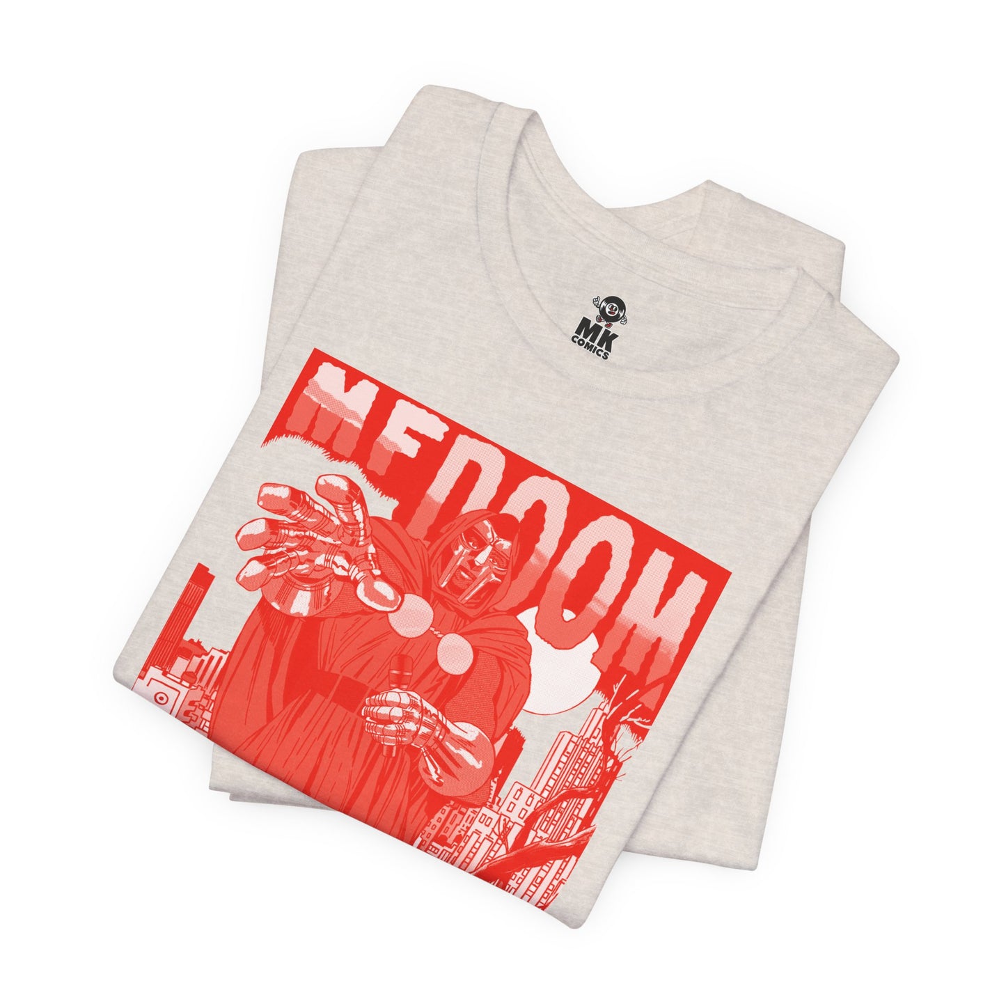 DOOM - Comic Book Art - RED VARIANT - Unisex Jersey Short Sleeve Tee