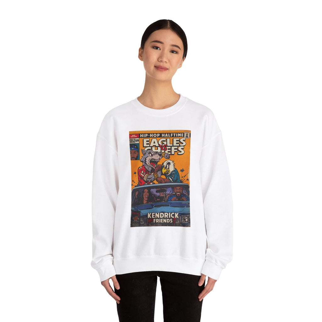 2025 Halftime - Eagles vs Chiefs - Unisex Heavy Blend™ Crewneck Sweatshirt