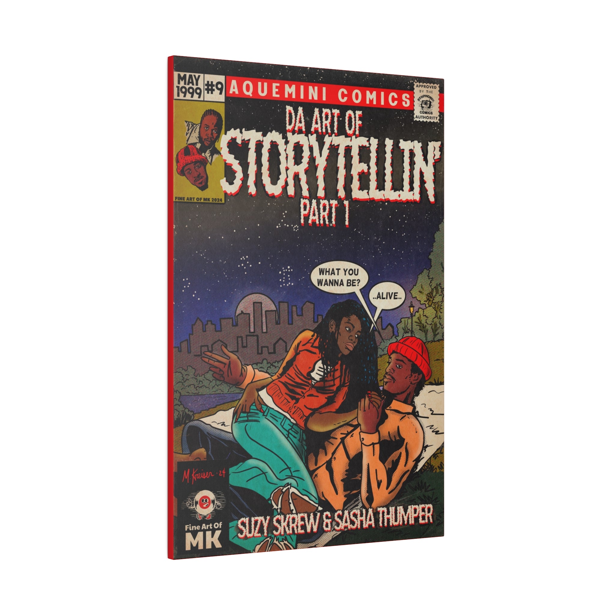 Da Art of Storytellin’ Part 1 - Matte Canvas, Stretched, 0.75"