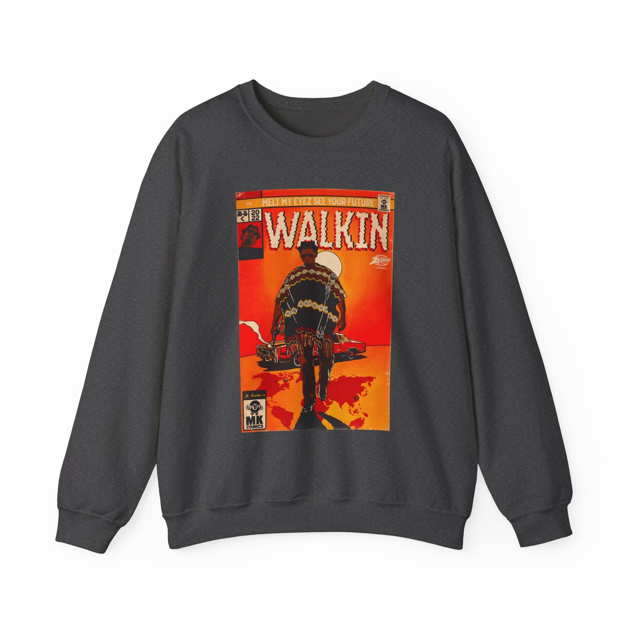 Walkin - Unisex Heavy Blend™ Crewneck Sweatshirt