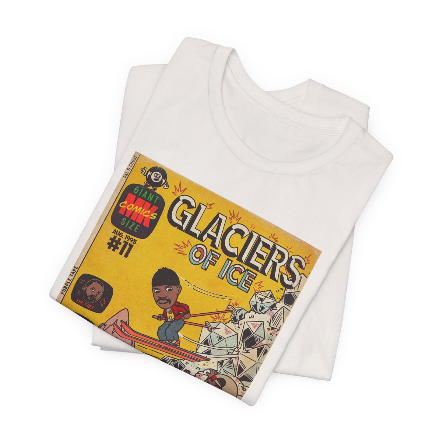 Rae, Ghost, Masta - Glaciers of Ice - Unisex Jersey Short Sleeve Tee