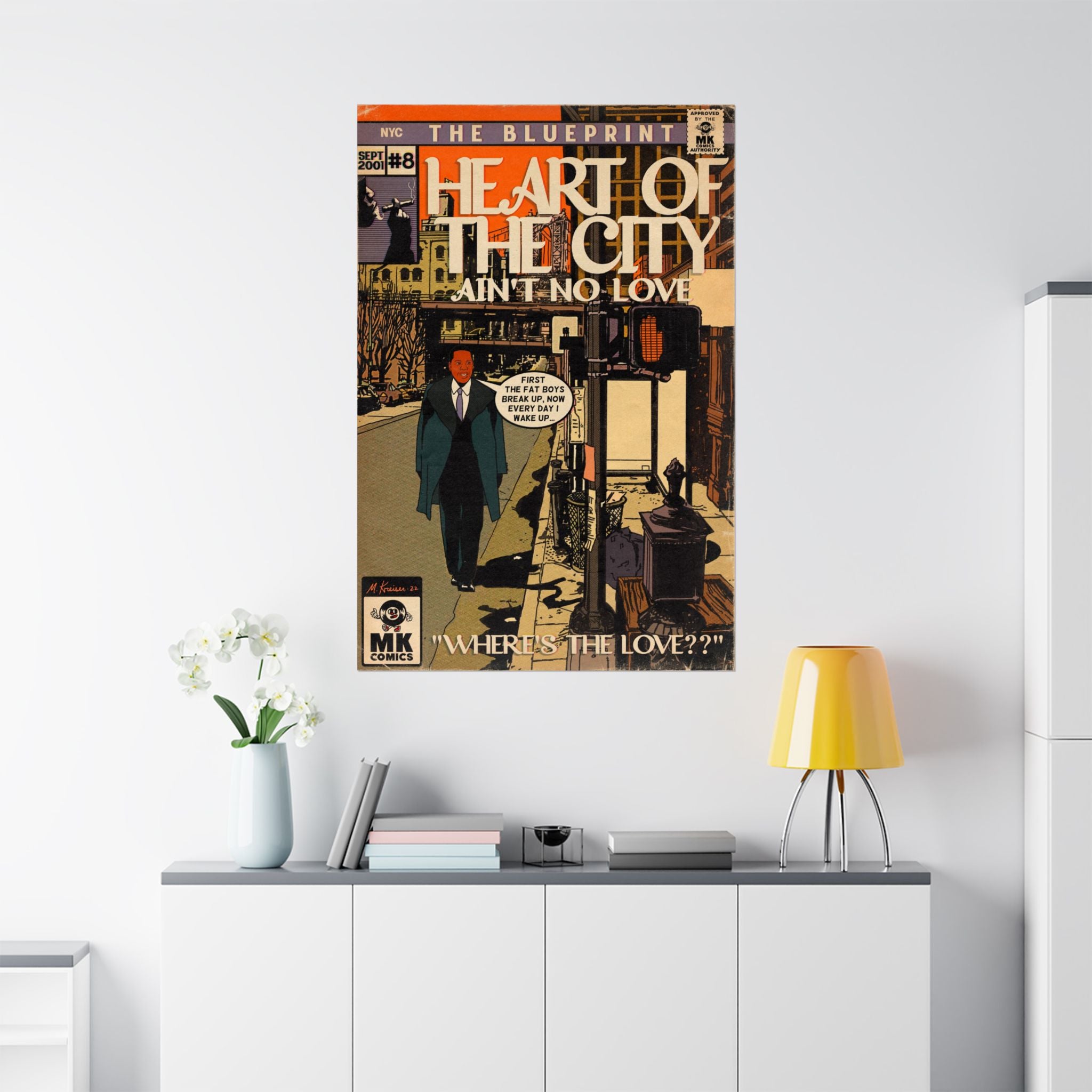 Heart Of The City - Vertical Matte Poster