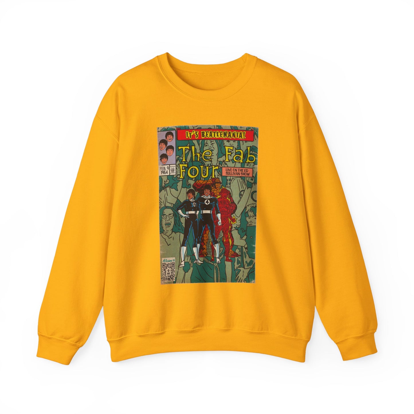 The Beatles - Beatlemania -  Unisex Heavy Blend™ Crewneck Sweatshirt