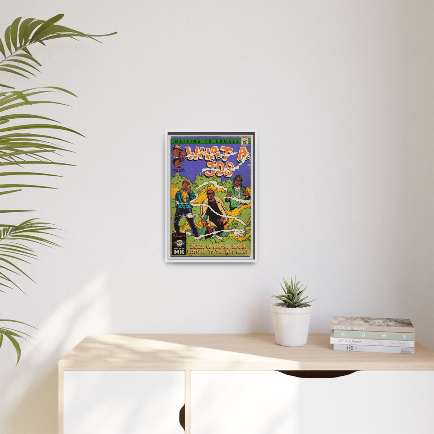 Devin The Dude, Snoop Dogg, Andre 3000 - What A Job - Gallery Canvas Wraps, Vertical Frame