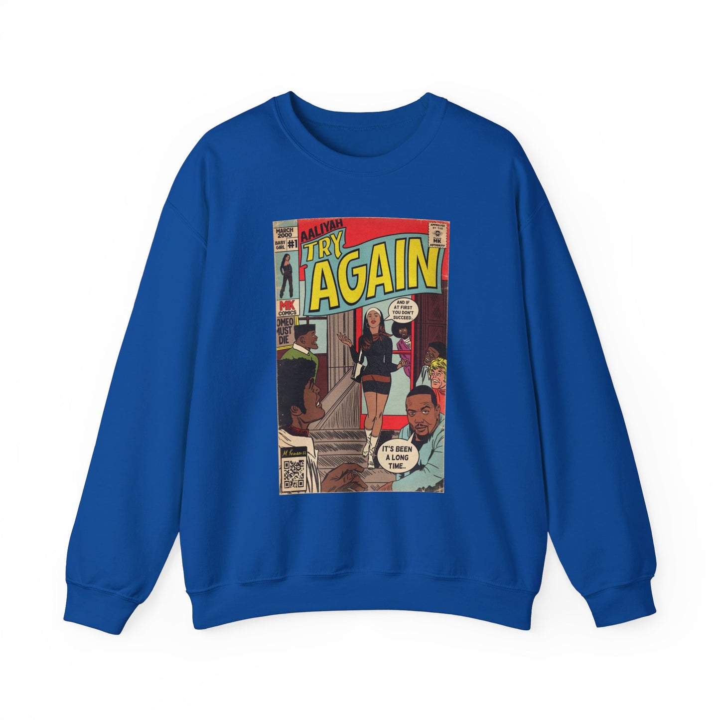 Aaliyah - Try Again - Unisex Heavy Blend™ Crewneck Sweatshirt