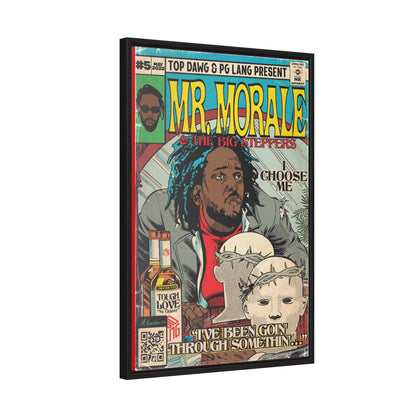 Kendrick Lamar - Mr. Morale & The Big Steppers - Gallery Canvas Wraps, Vertical Frame