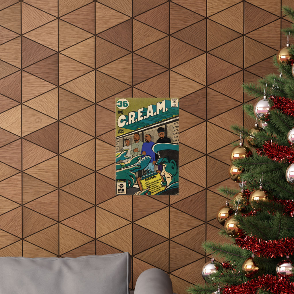 C.R.E.A.M - Comic Book Art - Vertical Matte Poster