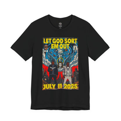 Let God Sort Em Out - Unisex Jersey Short Sleeve Tee