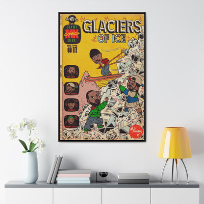 Rae, Ghost, Masta - Glaciers of Ice - Gallery Canvas Wraps, Vertical Frame