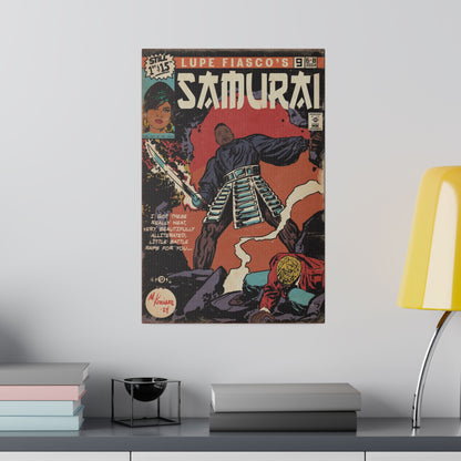 Lupe Fiasco - Samurai - Matte Canvas, Stretched, 0.75"