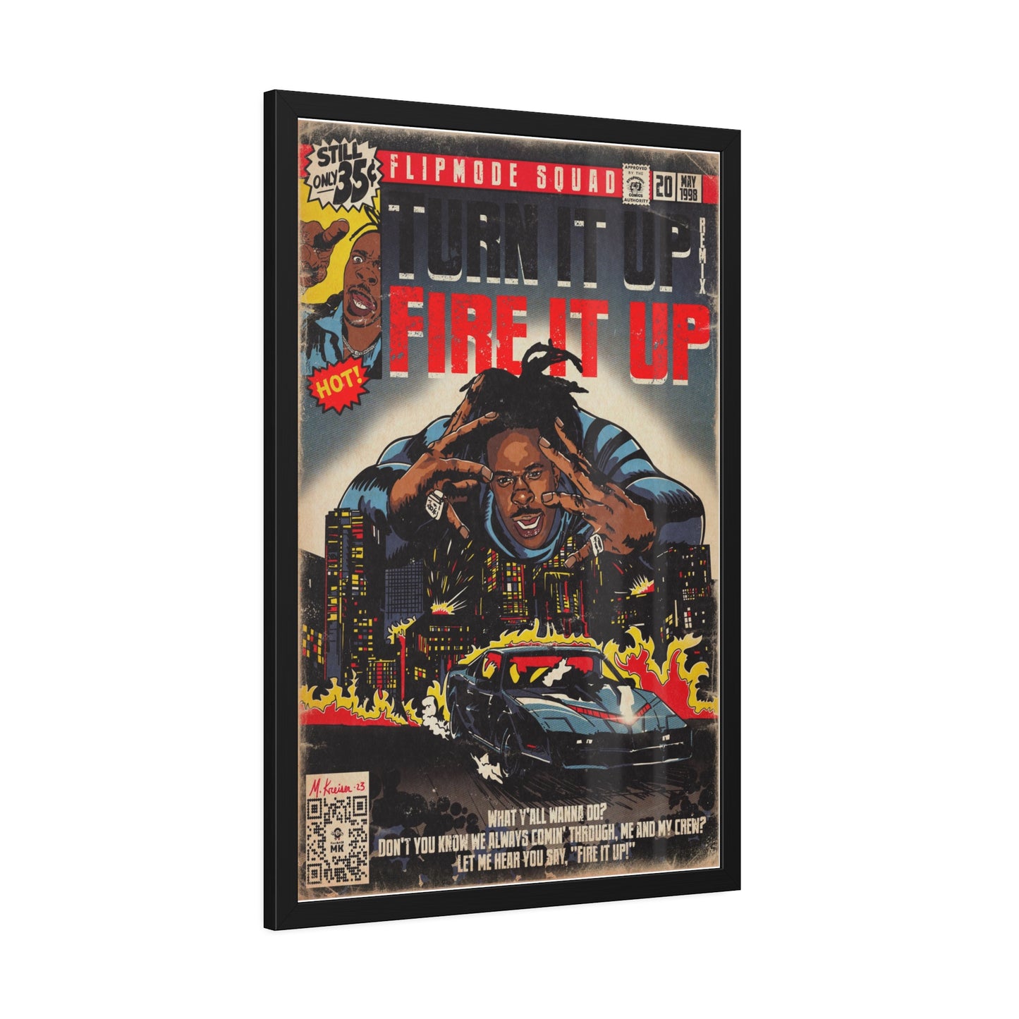 Busta Rhymes - Turn It Up/Fire It Up - Framed Paper Posters