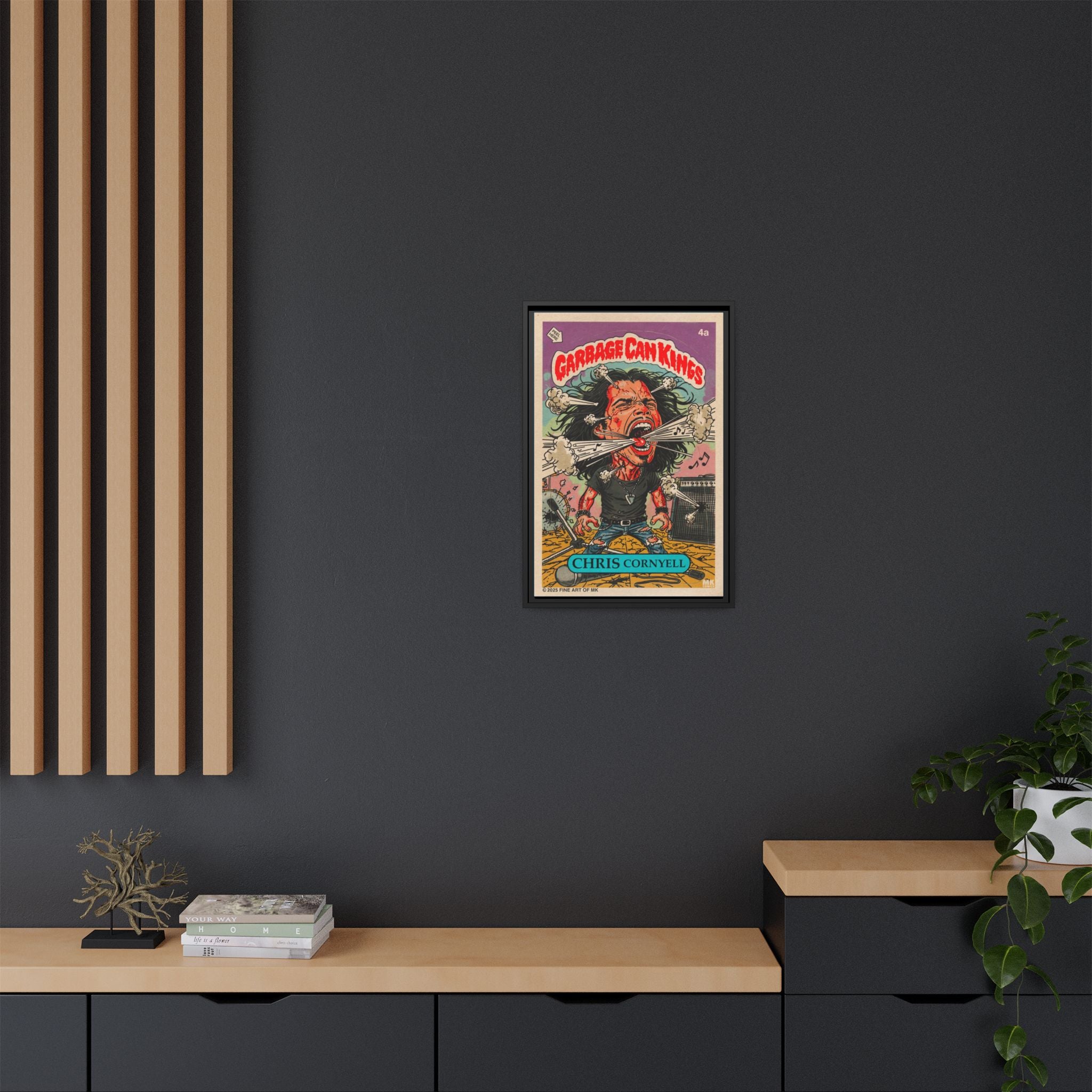 Chris Cornyell - Matte Canvas, Framed (Multi-color)