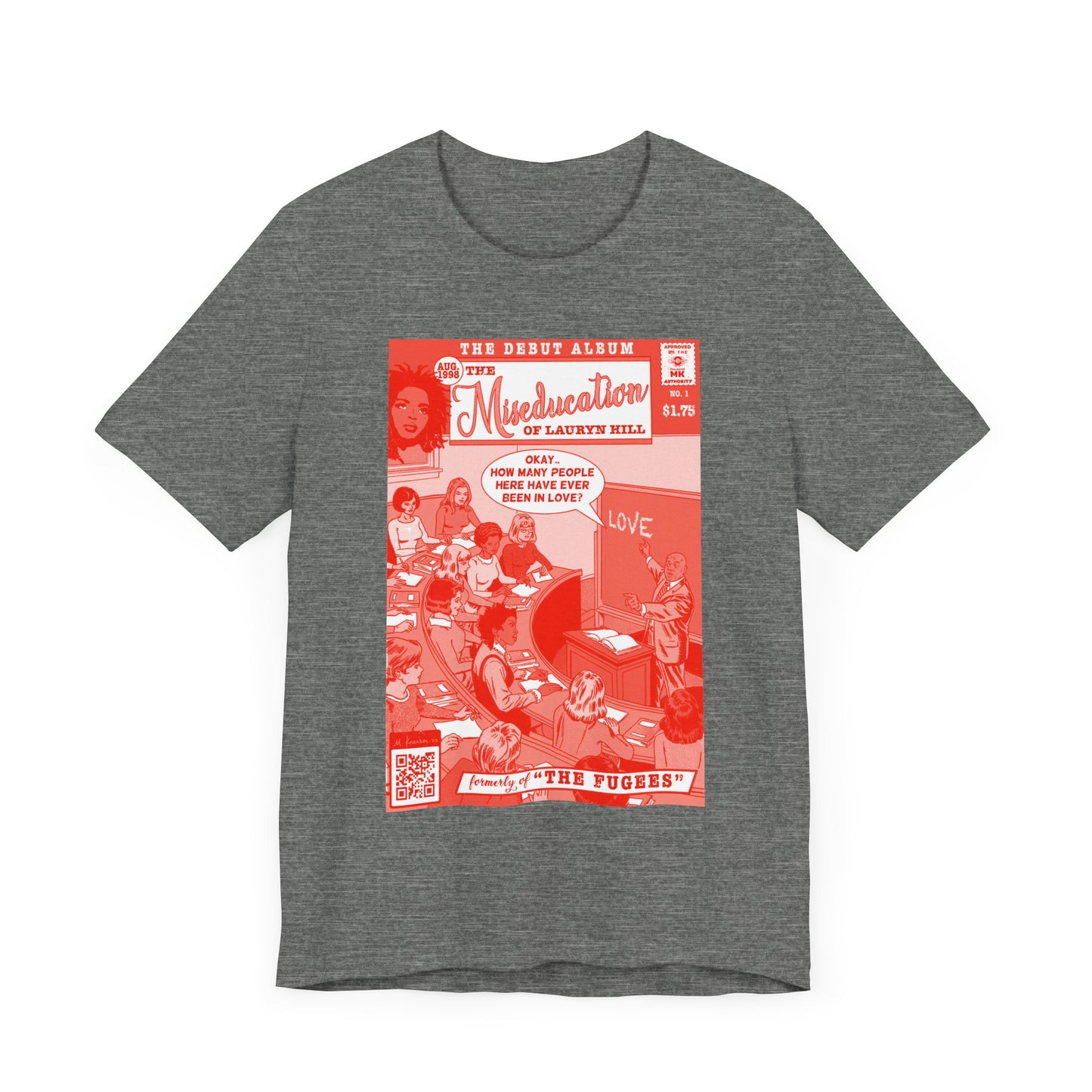 The Miseducation of Lauryn Hill.. - RED VARIANT - Unisex Jersey Short Sleeve Tee