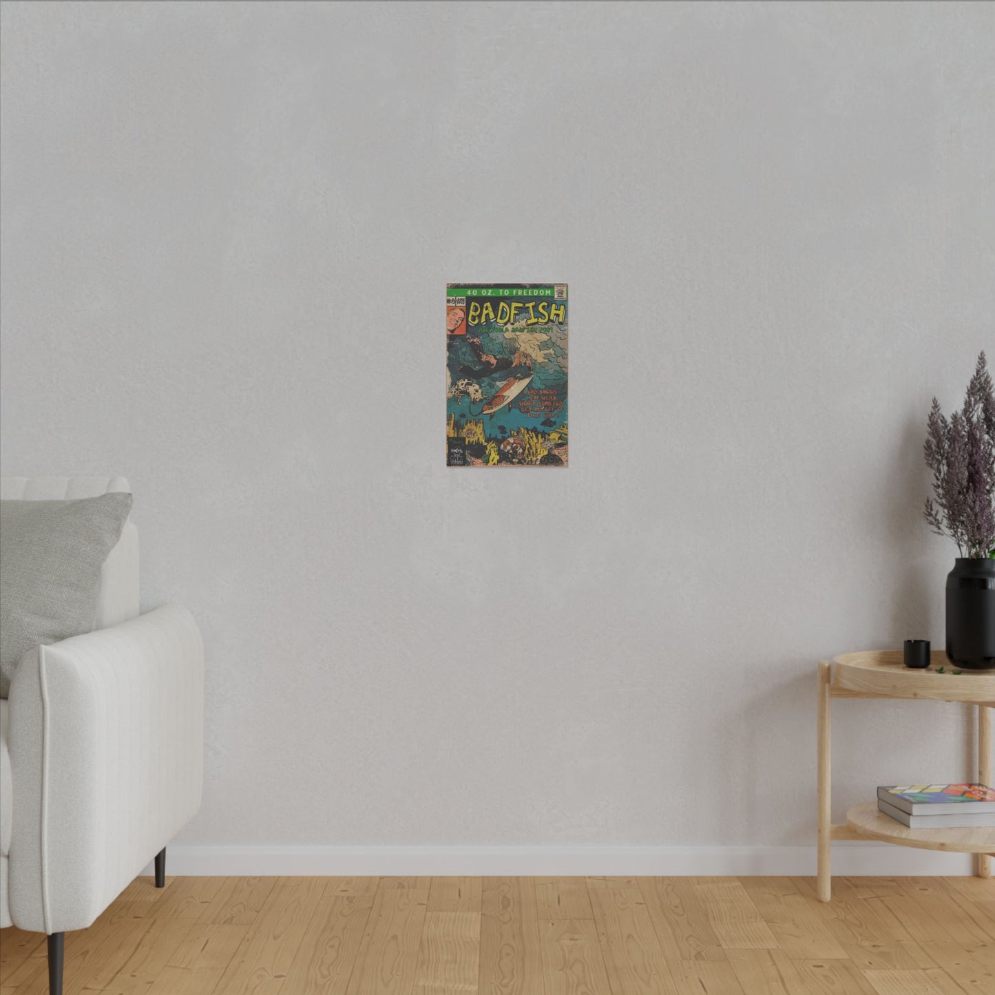 Badfish - Matte Canvas, Stretched, 0.75"