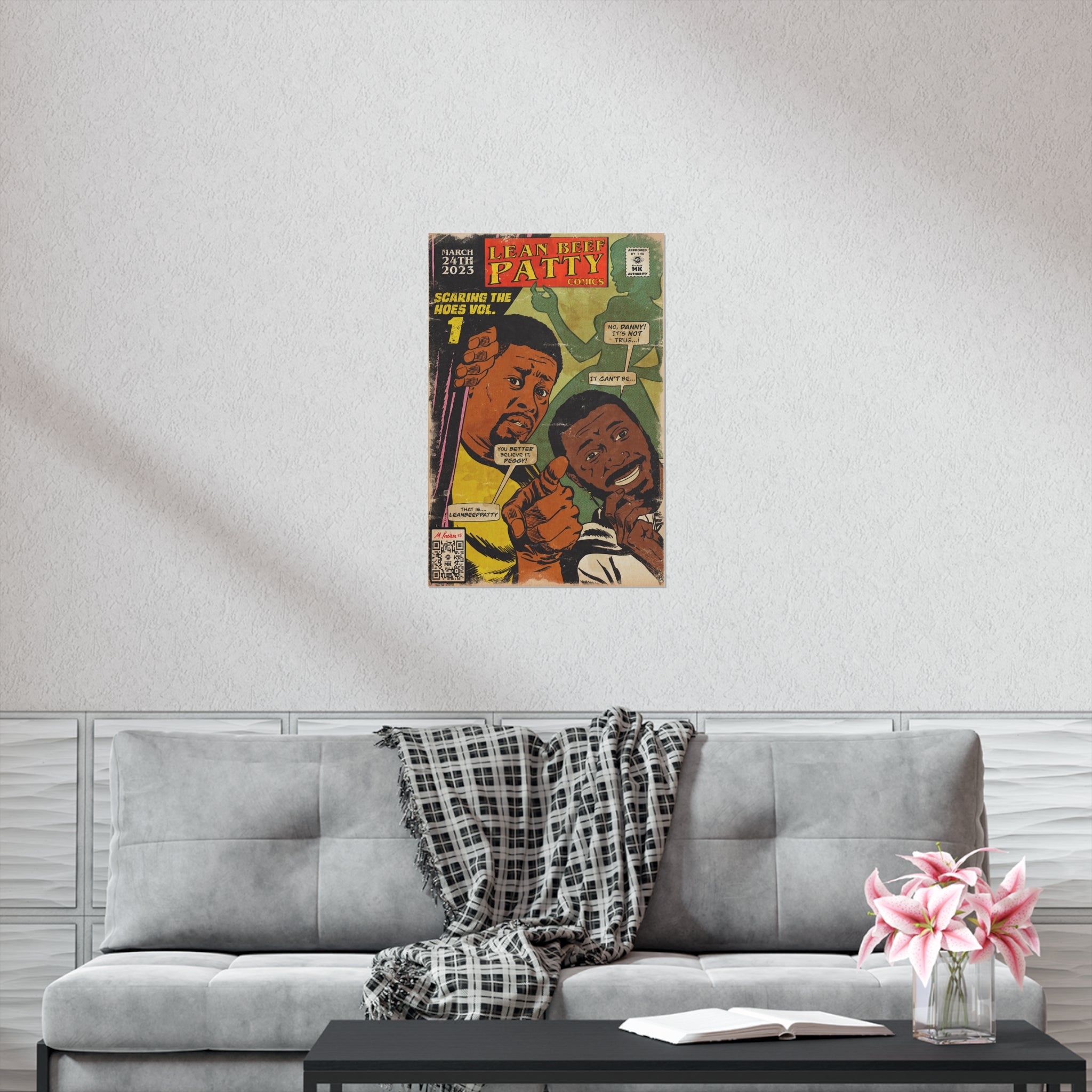 Lean Beef Patty - Vertical Matte Poster
