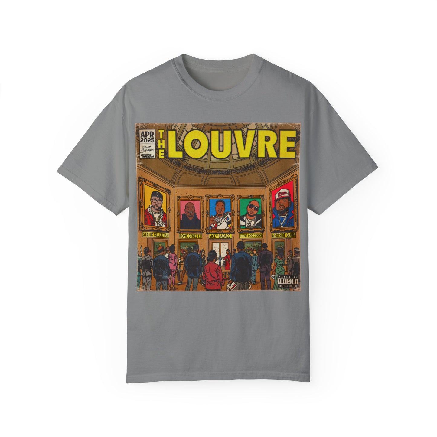 The Louvre - Statik Selektah & MK Collab - Unisex Comfort Colors T-shirt