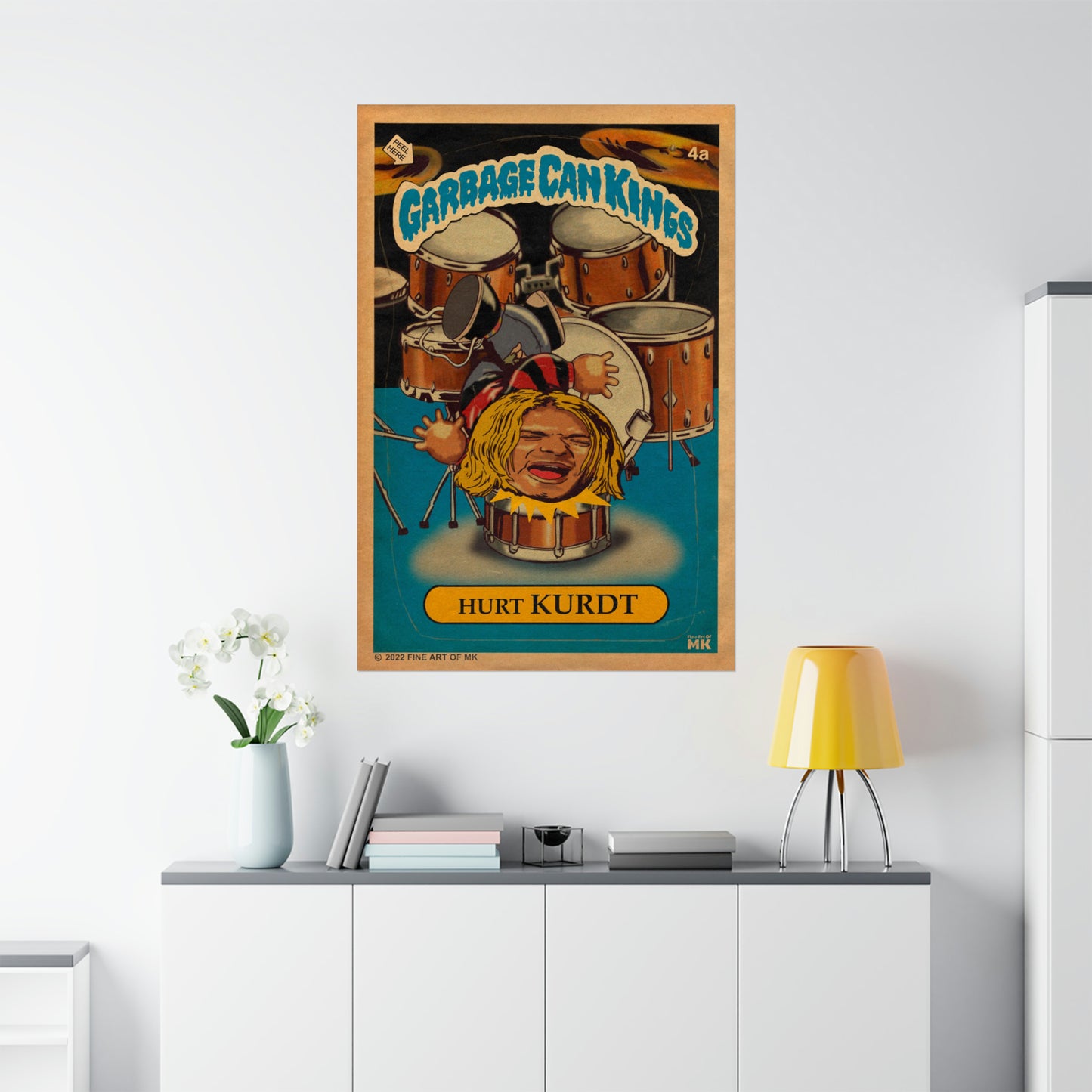 Hurt KURDT- Garbage Can Kings - Nirvana - Matte Vertical Posters