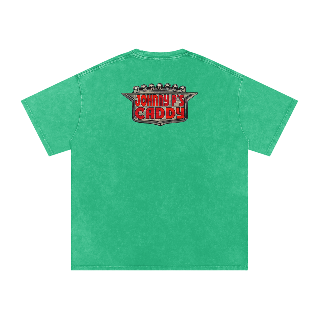 Johnny P's Caddy - Snow Washed Oversized Cotton T-Shirt