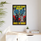 Let God Sort Em Out - Matte Canvas, Framed (Multi-color)
