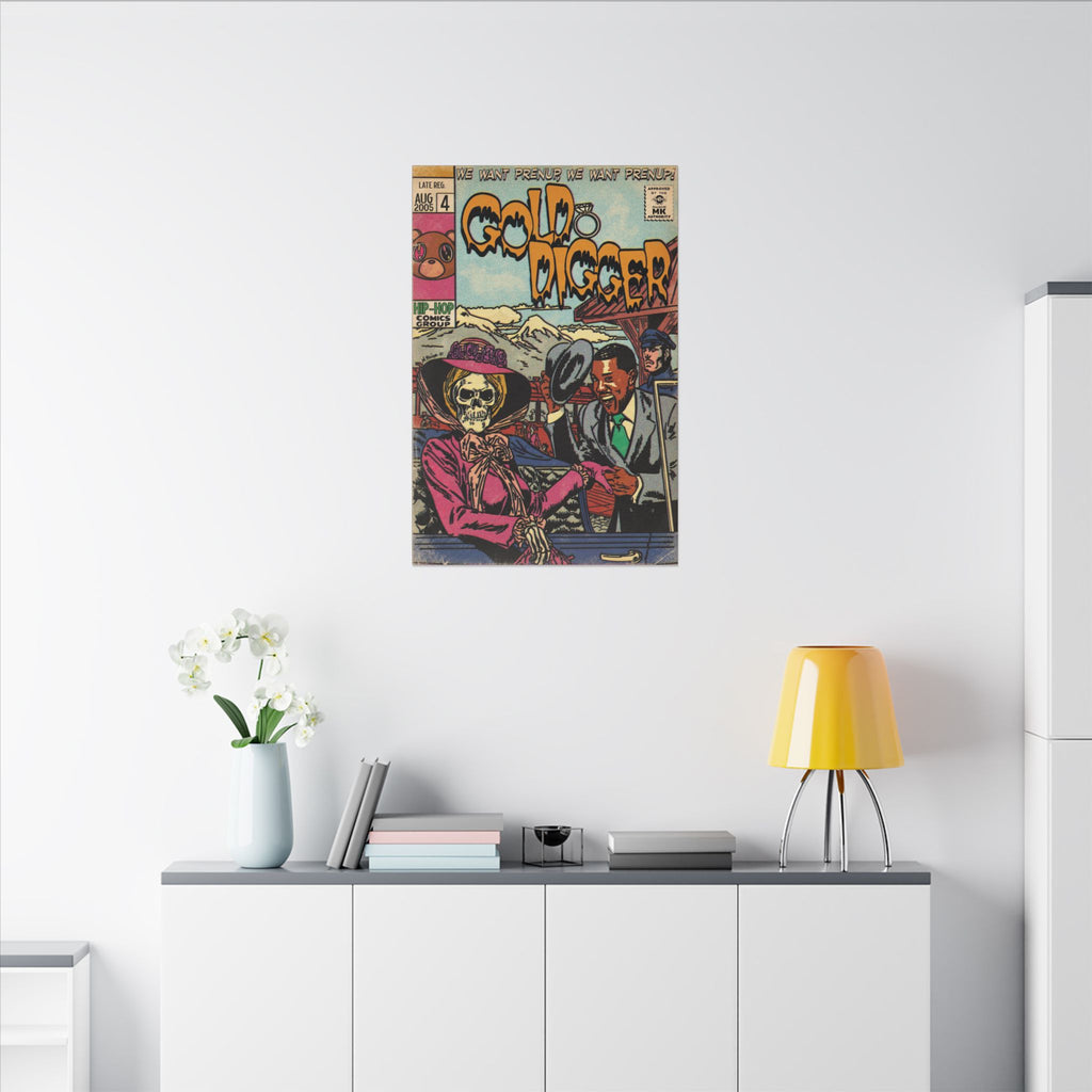 Gold Digger - Matte Canvas, Stretched, 0.75" (Multi-Size)