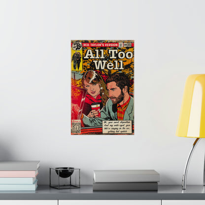 Taylor Swift - All Too Well - Matte Vertical Posters
