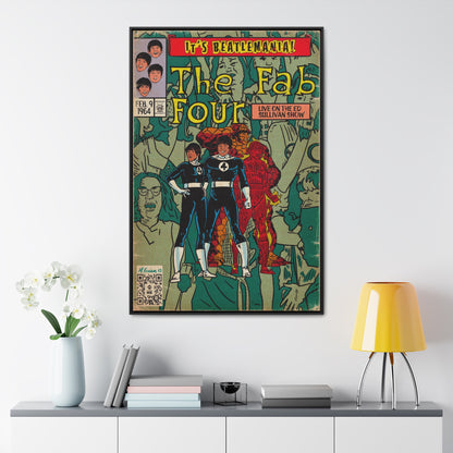 The Beatles - Beatlemania - Gallery Canvas Wraps, Vertical Frame