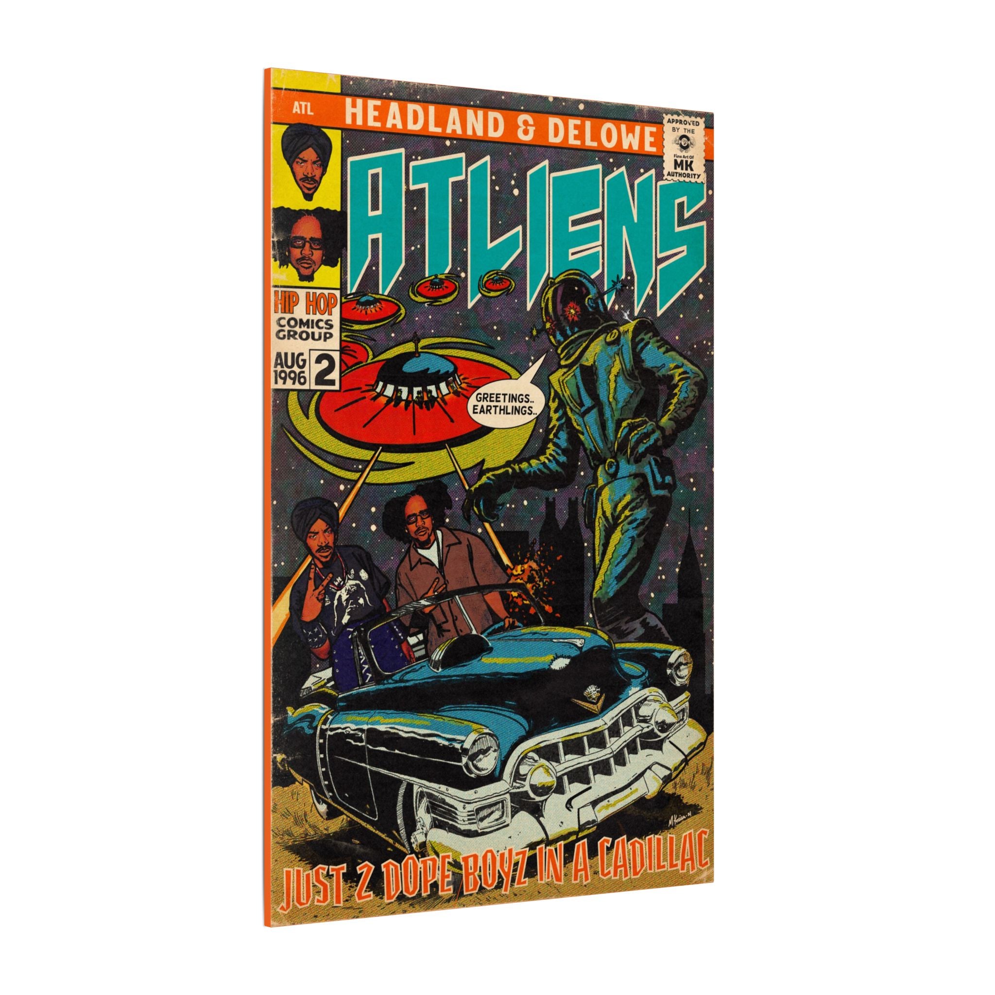 ATLiens - 2 Dope Boyz in a Cadillac - Matte Canvas, Stretched, 0.75" (Multi-Size)