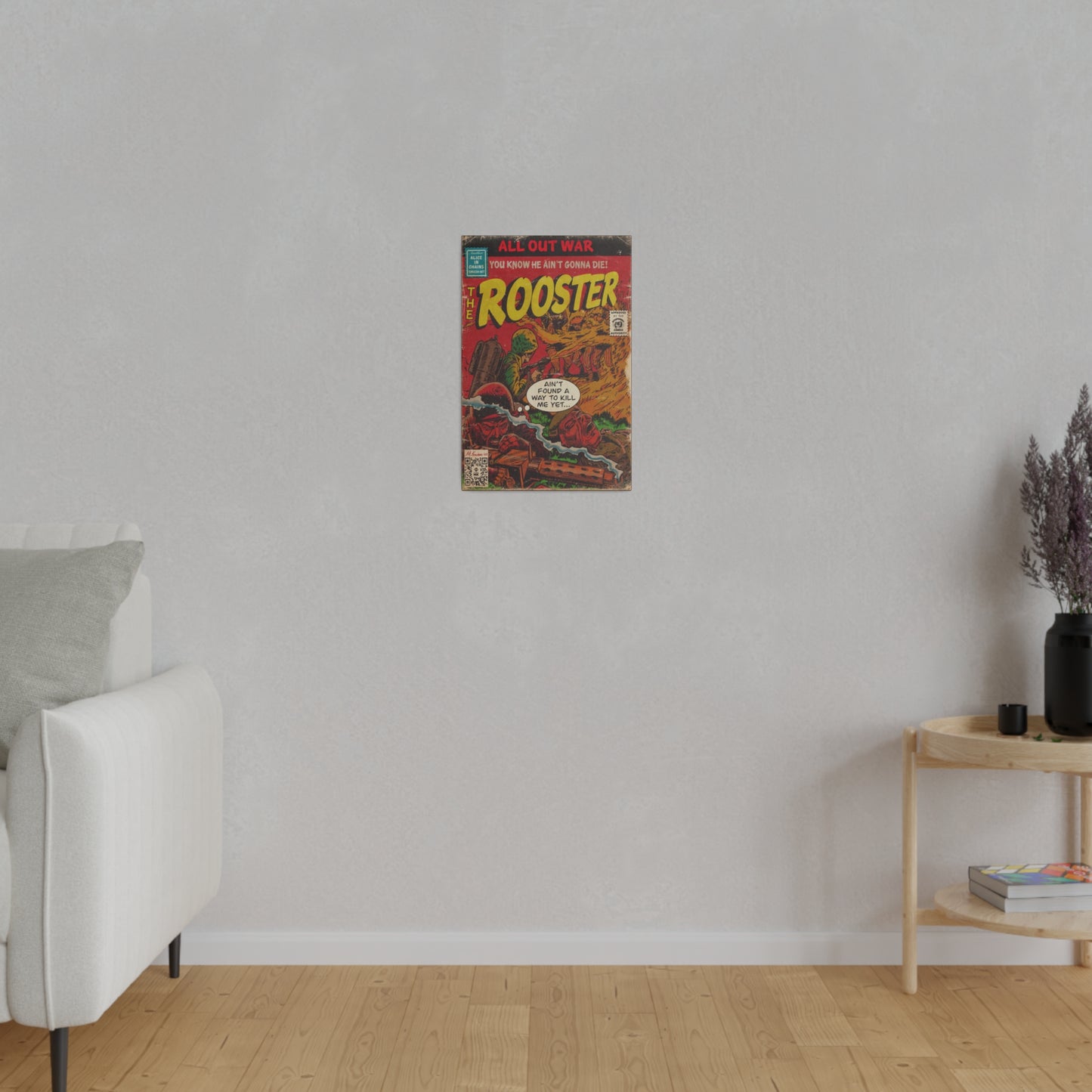 Alice In Chains - Rooster - Matte Canvas, Stretched, 0.75"