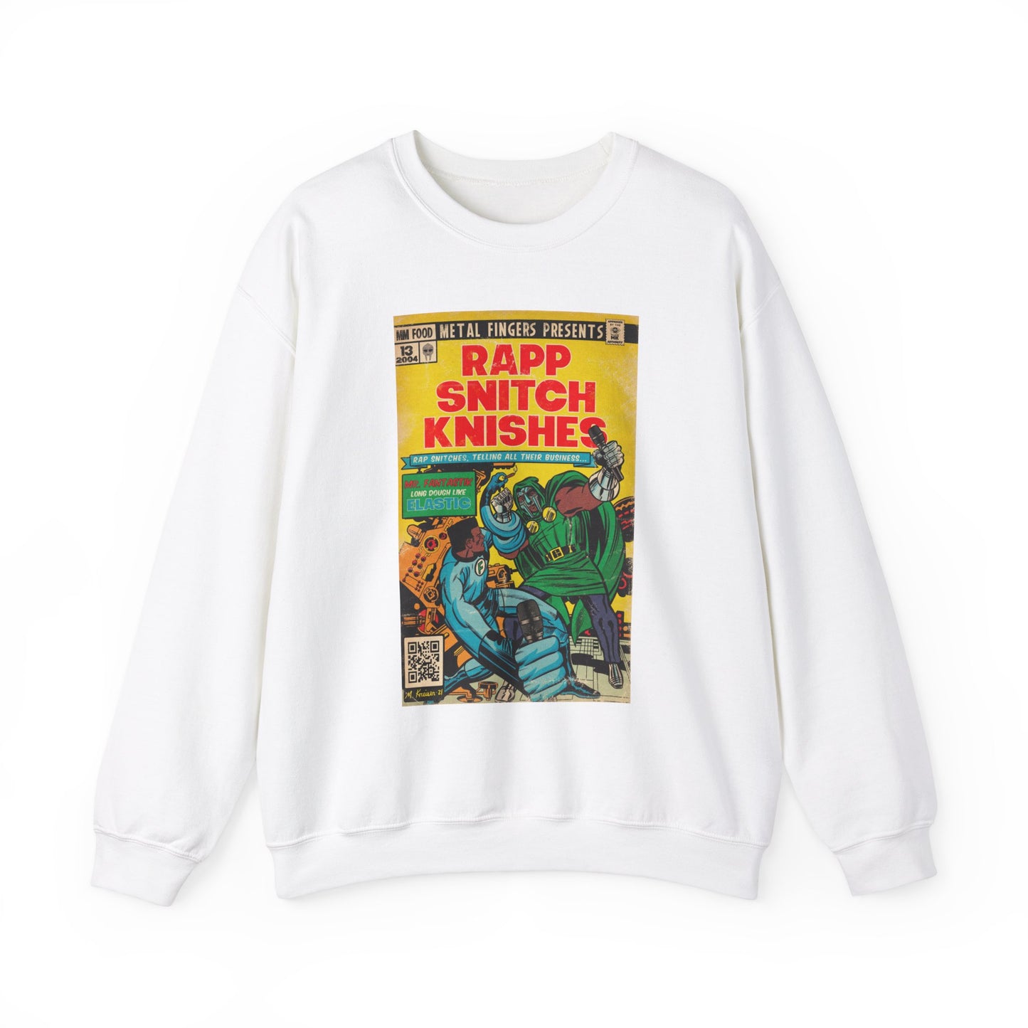 MF DOOM -Rapp Snitch Knishes - Unisex Heavy Blend™ Crewneck Sweatshirt