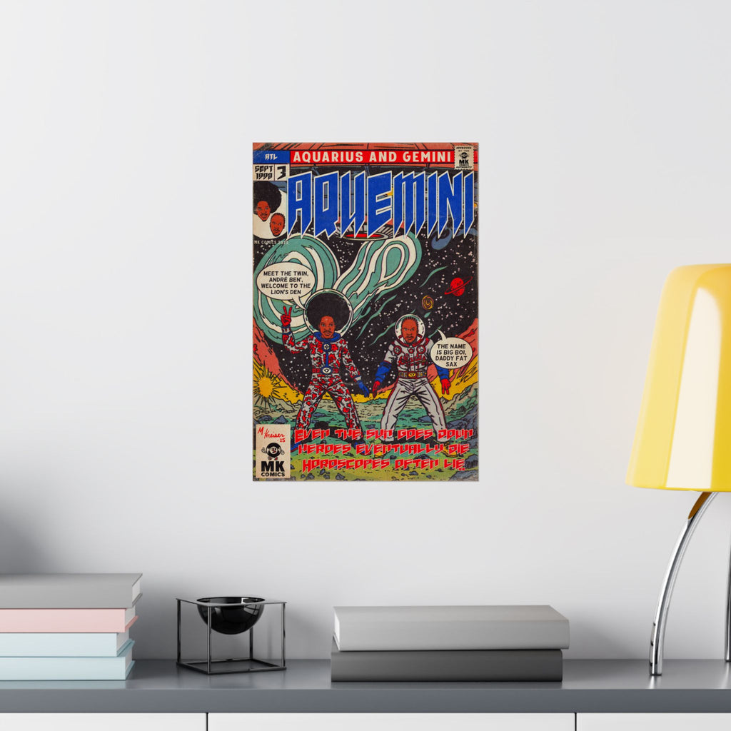Aquemini - Comic Book Art - Matte Vertical Posters