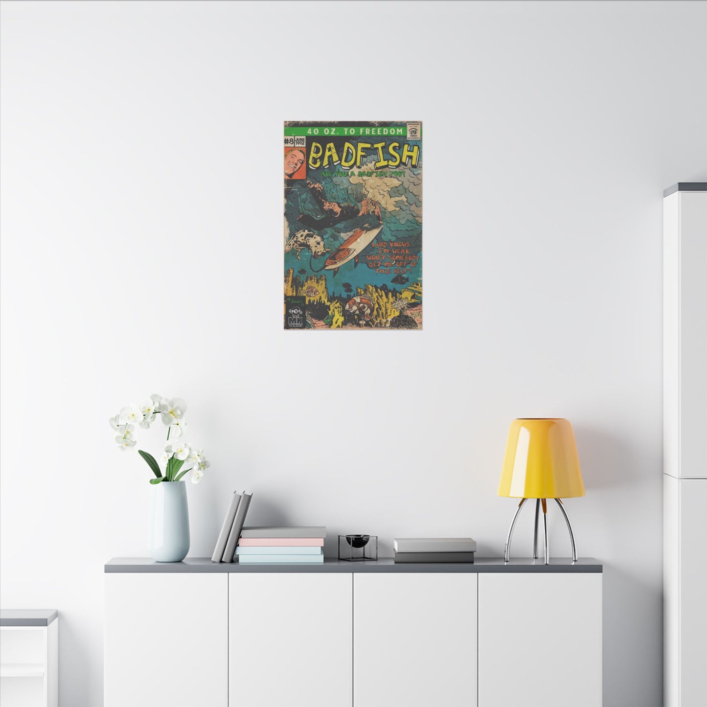 Badfish - Matte Canvas, Stretched, 0.75"