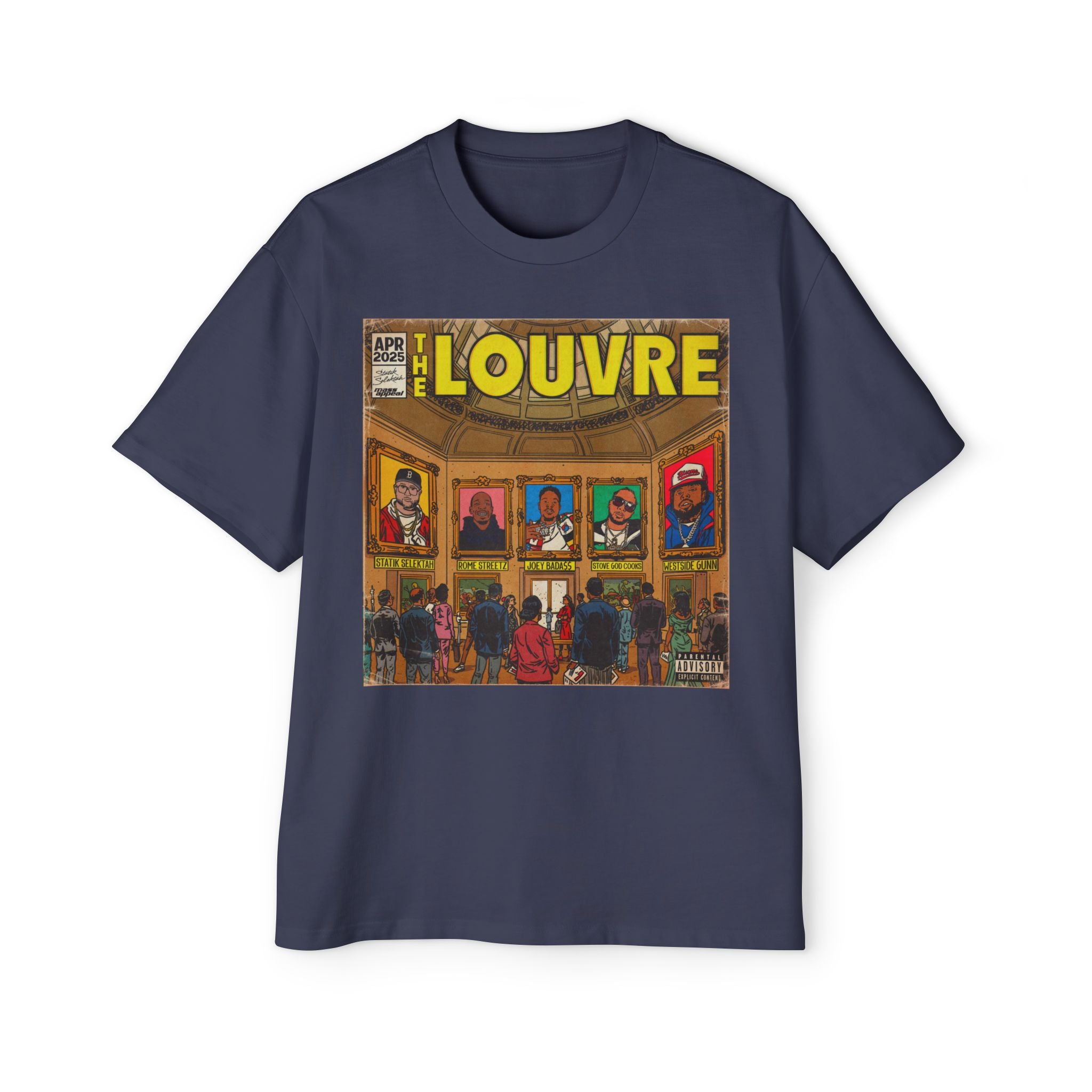 The Louvre - Men's Heavy Oversized Tee