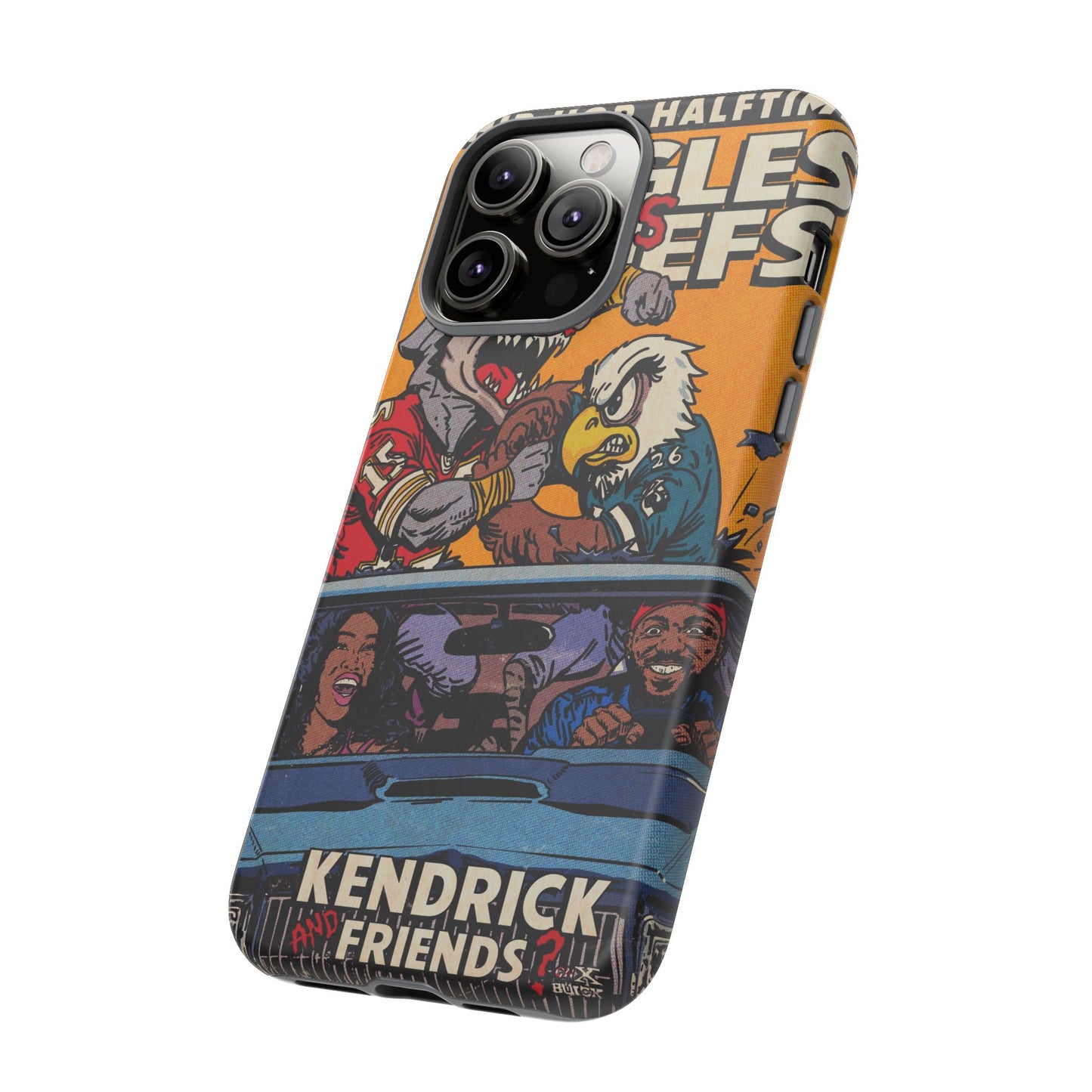 Kendrick & SZA - 2025 Halftime - Eagles vs Chiefs - Tough Phone Cases