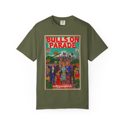 Bulls Parade - Unisex Garment-Dyed T-shirt