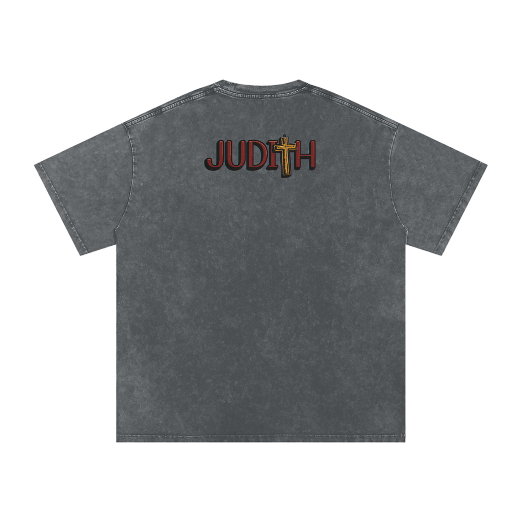 Judith - Snow Washed Oversized Cotton T-Shirt