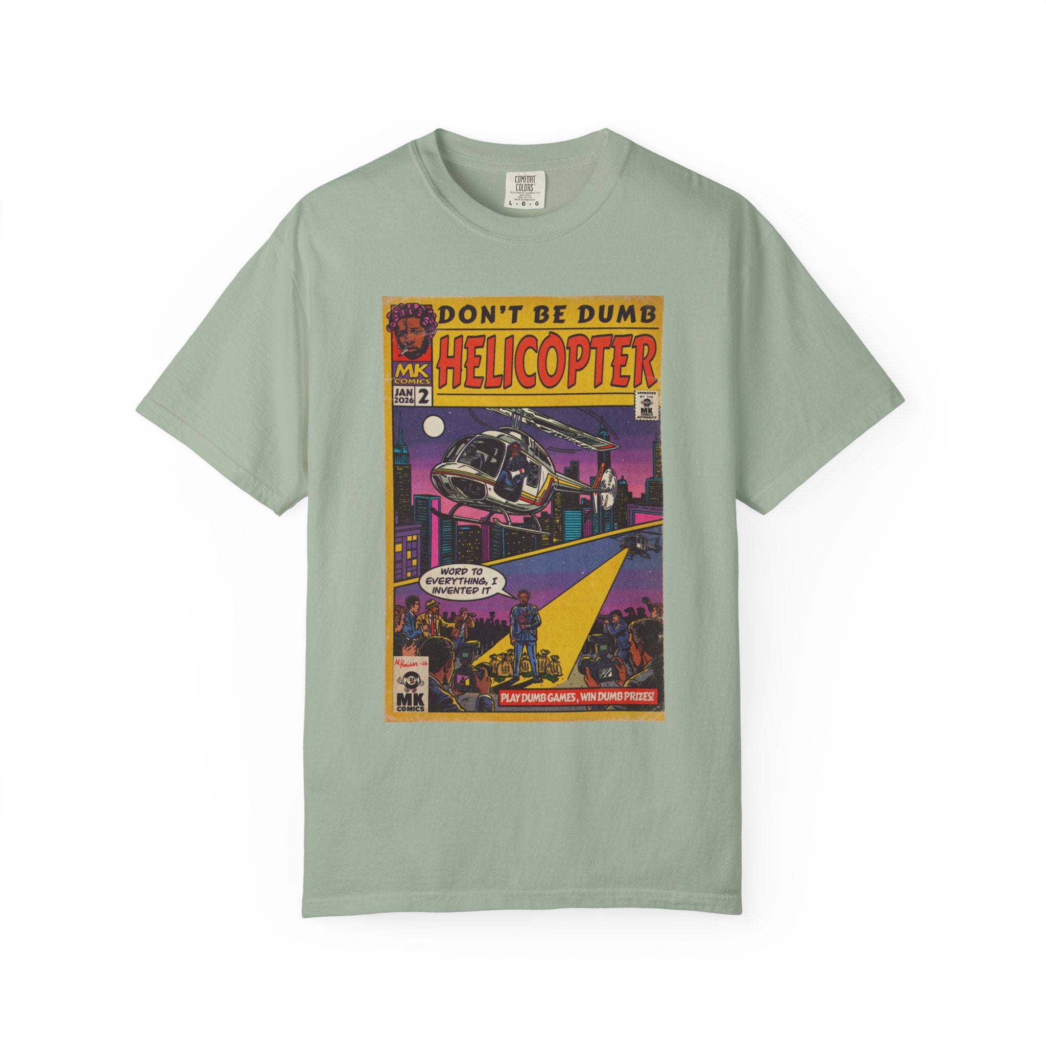 Helicopter - Unisex Comfort Colors T-shirt