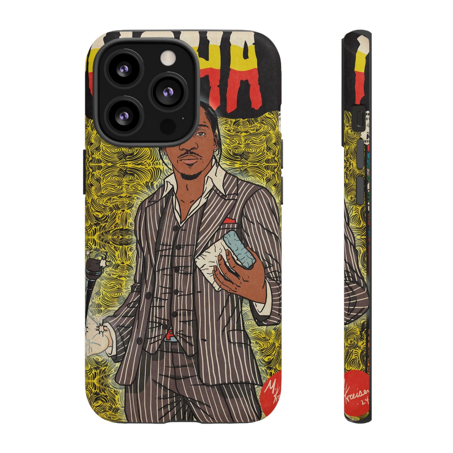 Pusha T - Comic Book Art - Tough Phone Cases
