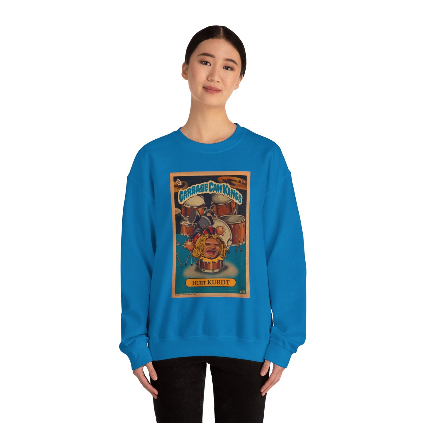 Hurt KURDT - Garbage Can Kings - Nirvana - Unisex Heavy Blend™ Crewneck Sweatshirt